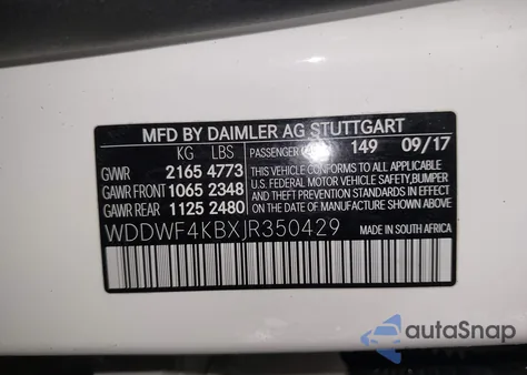 2018 Mercedes-Benz C 300 4Matic from USA, damaged, VIN WDDWF4KBXJR350429